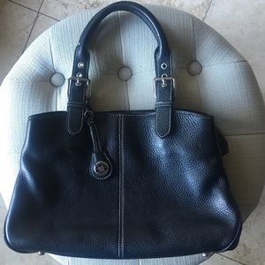 Dooney & Bourke all leather black handbag